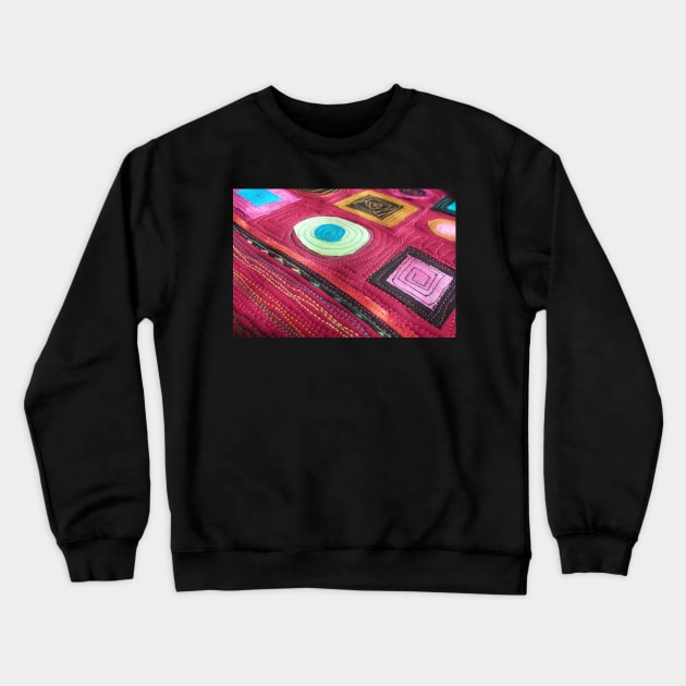 Circles 'n' Squares Crewneck Sweatshirt by lizplummer